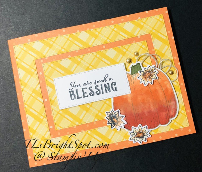 Stampin' Up! Hello Harvest & Plaid.1