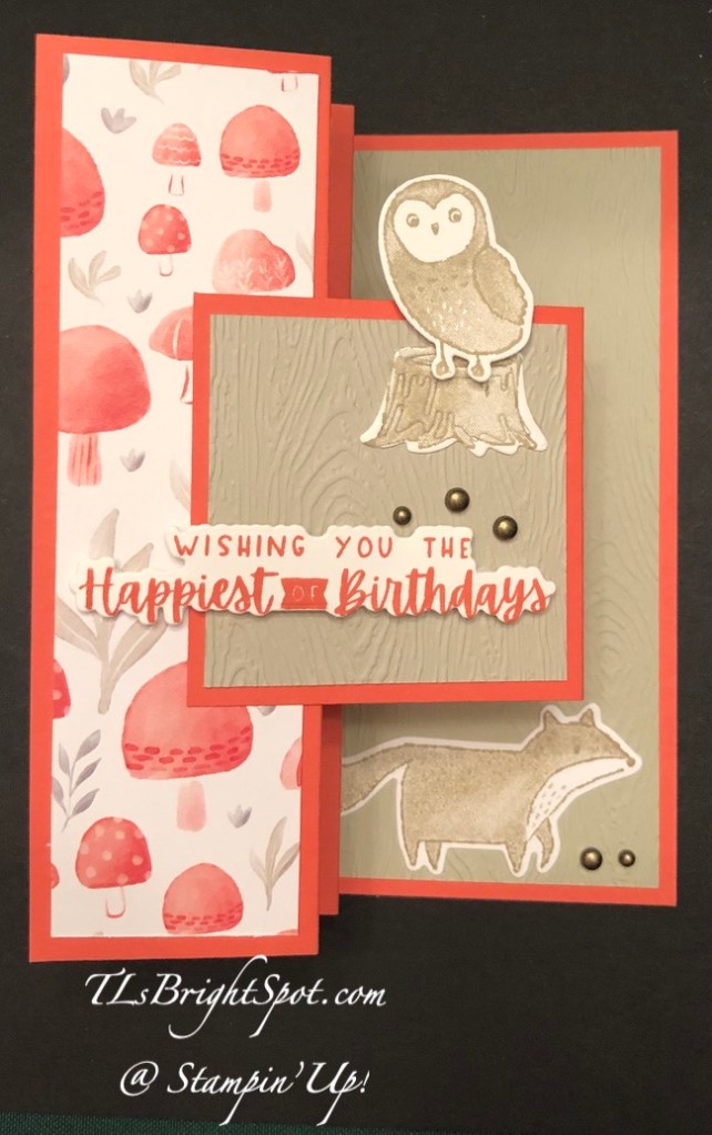 Stampin' Up! Happier Than Happy Fun Fold