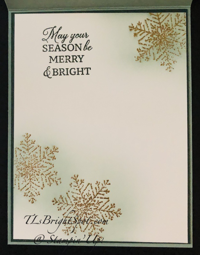 Stampin' Up! Trtimming the Tree in white, inside.2