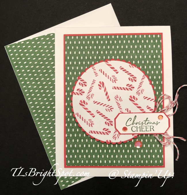 Stampin' Up! Sweetest C'mas DSP for Thur hop.3