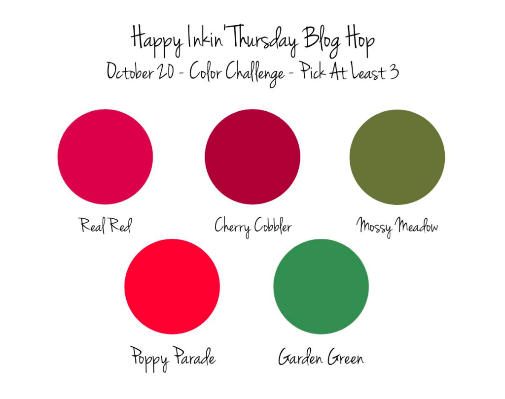 Stampin' Up! Happy Inkin' Thursday Blog Hop color challenge