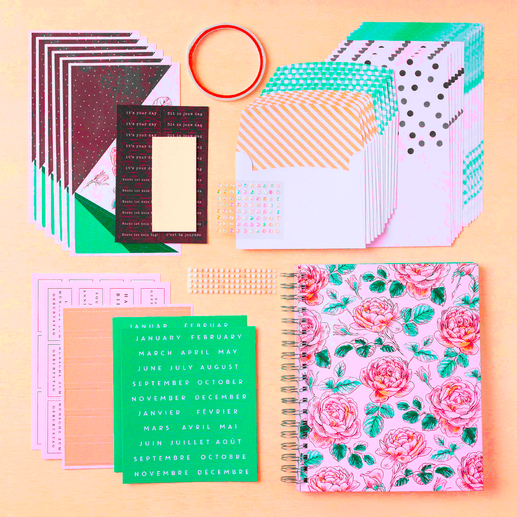 Stampin' Up! Birthday card organizer kit