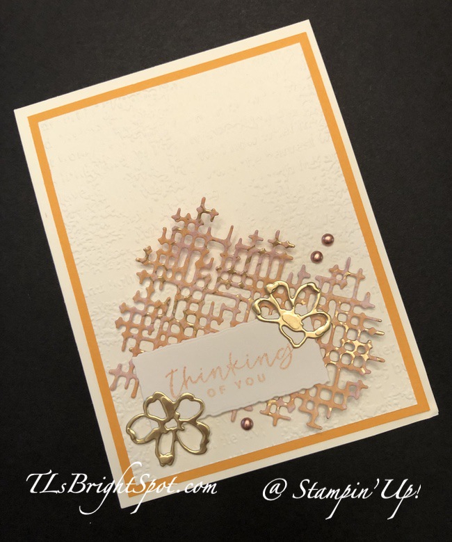 Stampin' Up! Season of Chic Thinking of You.1