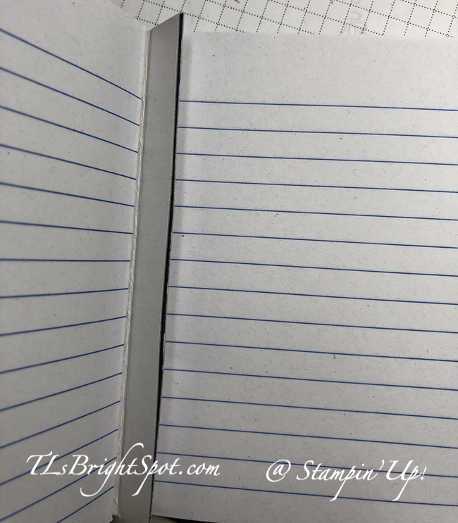 Stampin' Up! Alphabet A La Mode mini notebook.5