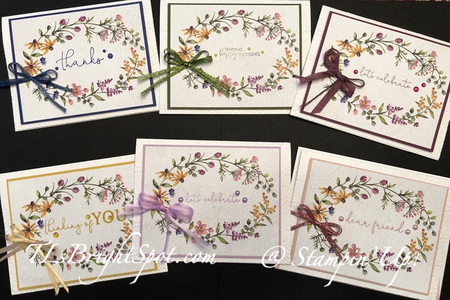 Stampin' Up! Dainty Flowers cards