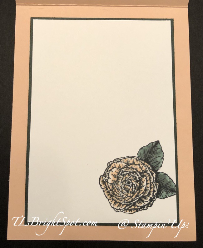 Stampin' Up! Fragrant Flowers w/ Favored Flowers DSP.inside