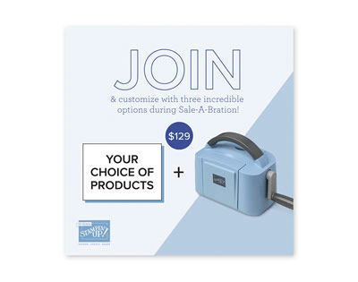 Stampin' Up! Boho Blue Mini Die Cut & Emboss Machine