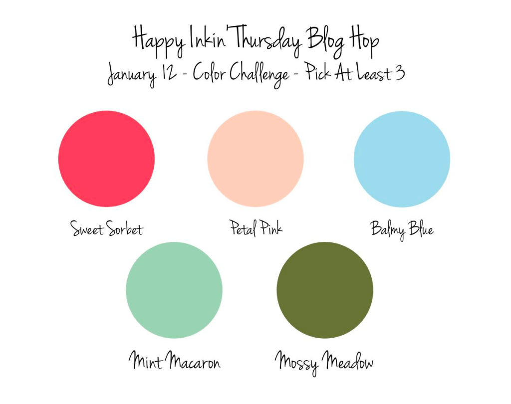 Stampin' Up! Happy Inkin' Thursday Blog Hop.color challenge