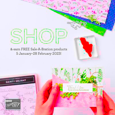 Stampin' Up! SHOP Promotion