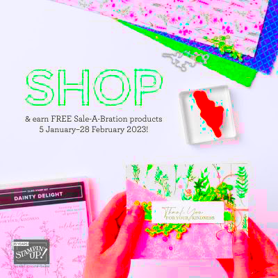 Stampin' Up! SHOP Promotion