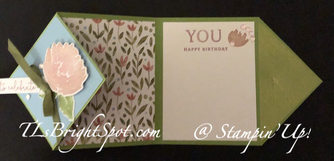 Stampin' Up! Diamond Flip Fold.3