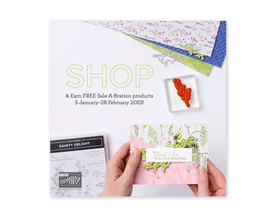 Stampin' Up! SHOP Promotion
