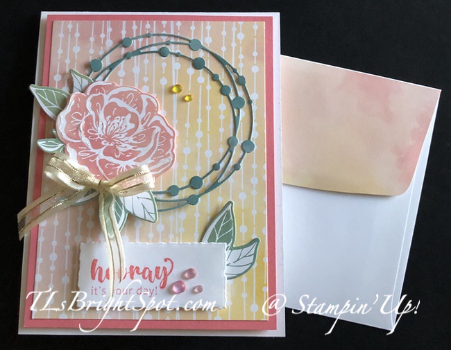 Stampin' Up! Irresistible Blooms card & envelope