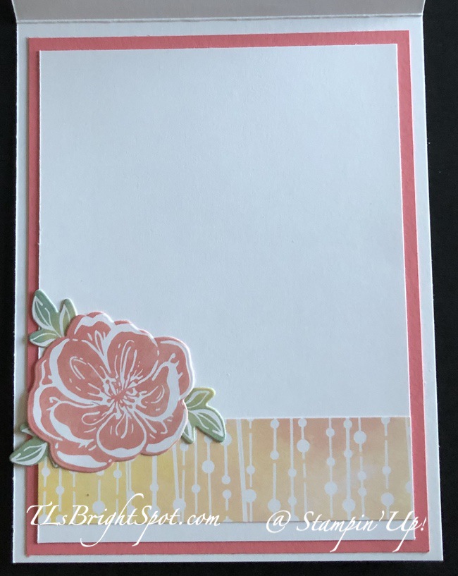 Stampin' Up! Irresistible Blooms, inside