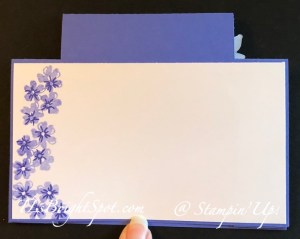 Stampin' Up! Back side of Step Fun Fold