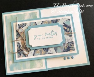 Stampin' Up! By the Bay Fun Fold