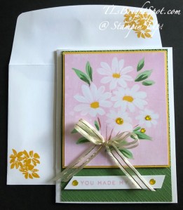 Stampin' Up!  Fresh As A Daisy card 2 w/ envelope