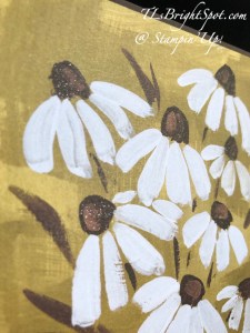 Stampin' Up! Fresh as a daisy with Wink of Stella