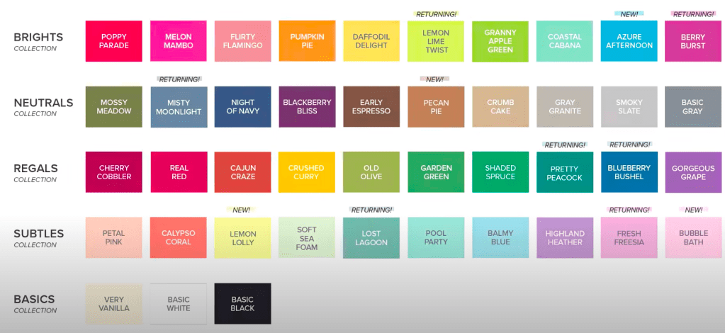 Stampin' Up! COLOR REFRESH