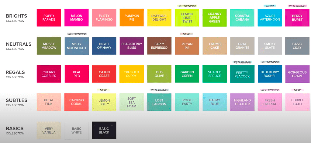 Stampin' Up! Color Refresh