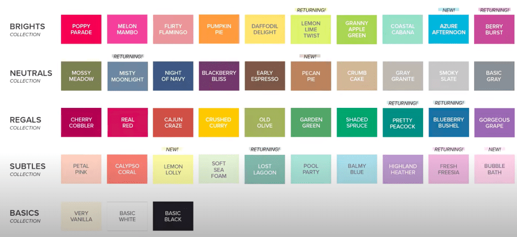 Stampin' Up! Color Refresh