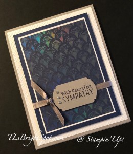 Stampin' Up! Inspired Thoughts Sympathy #1