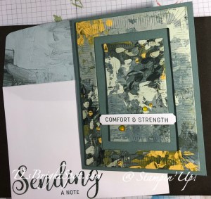 Stampin' Up! Fancy Flora 6x6 DSP with Radiating Dies