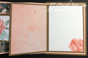 Stampin' Up! Trifold Shutter Card with inside card