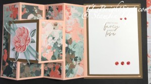 Stampin' Up! Trifold Shutter Card with DSP