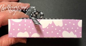 Stampin' Up! Delightfully Eclectic box on side