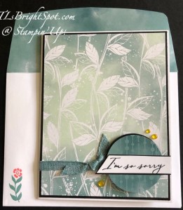 Stampin' Up! Lasting Joy w/ Hello, Irrisistible stamp set, card & envelope.