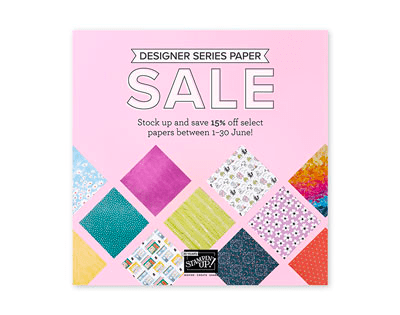 Stampin' Up! Designer Series Paper Sale