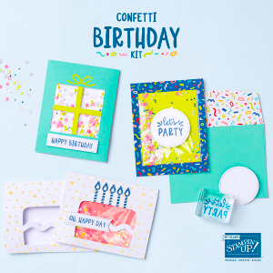 Stampin' Up! Confetti Birthday kit