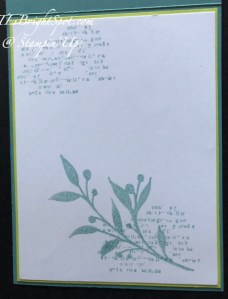 Stampin' Up! Masterfully Made Suie, inside