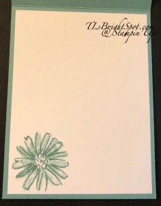 Stampin' Up! Card 1, inside