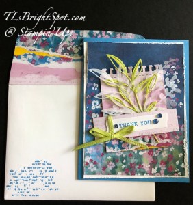 Stampin' Up! Gorgeously Made card & envelope