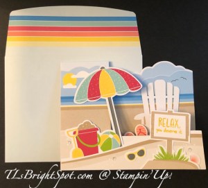 Stampin' Up! July '23 PP card & envelope