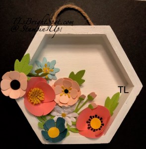 Stampin' Up! Paper Florist Dies Shadow Box