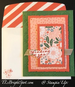 Stampin' Up! Garden Walk 6x6 DSP card & envelope