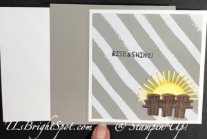 Stampin' Up! Hey Chuck Fun Fold.2