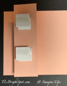 Stampin' Up! Springboard fun fold, springs attached