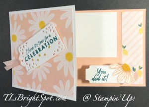 Stampin' Up! Springboard fun fold, open