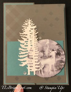 Stampin' Up! Z-fold w/ Forever Forest & Tartan Foil