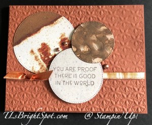 Stampin' Up! Earthen Textures for the Hop 9/28