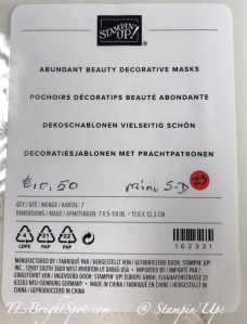 Stampin' Up! Abundant Beauty Decorative Masks.3