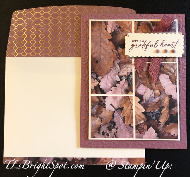 Stampin' Up! All About Autumn card & envelope