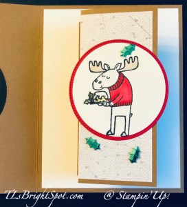 Stampin' Up! Festive & Fun Pop-out Card, inside