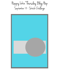 Stampin' Up! Happy Inkin' Sketch. 9/14 hop