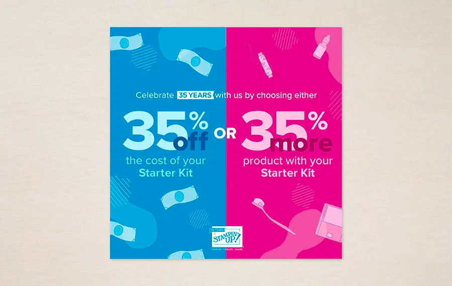Stampin' Up! 35 year promotion