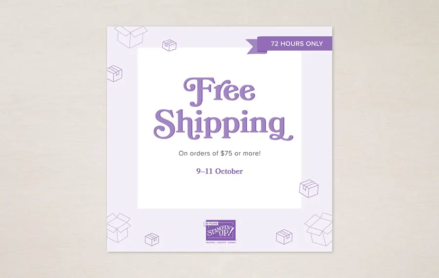 Stampin' Up! FREE SHIPPING